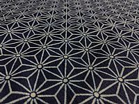Photo 2 of our Indigo Fabric - Small Geometric Print