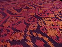 Photo 2 of our Maroon, Orange and Red Ikat