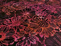 Photo 2 of our Cotton Batik Fabric - Red Flowers