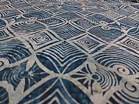 Photo 2 of our Cotton Batik Fabric - Spiral Checks