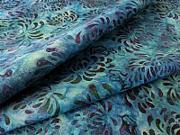 Photo 3 of our Cotton Batik Fabric - Peony Print