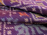 Photo 3 of our Colourful Purple and Blue Ikat Fabric