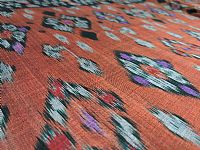Photo 1 of our Terracotta Ikat Fabric