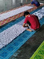 Photo 4 of our Cotton Batik Fabric - Nebula