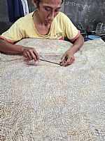 Photo 5 of our Cotton Batik Fabric - Spiral Checks