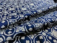 Photo 3 of our Blue and White Batik - Traditional Kawung