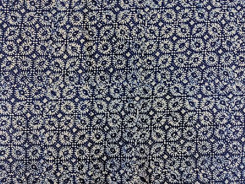 Photo of our Blue and White Batik - Kawung Variation