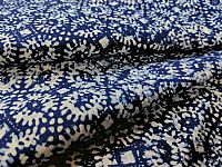 Photo 3 of our Blue and White Batik - Kawung Variation
