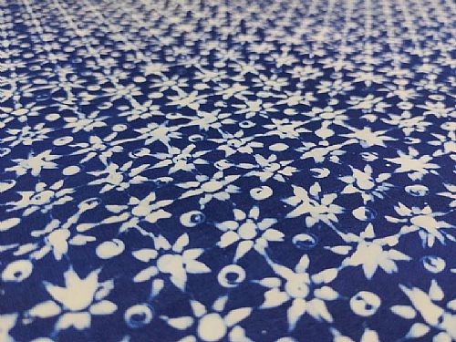 Photo of our Blue and White Batik - Truntum Stars