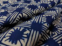 Photo 3 of our Blue and White Batik - Starry Trellis